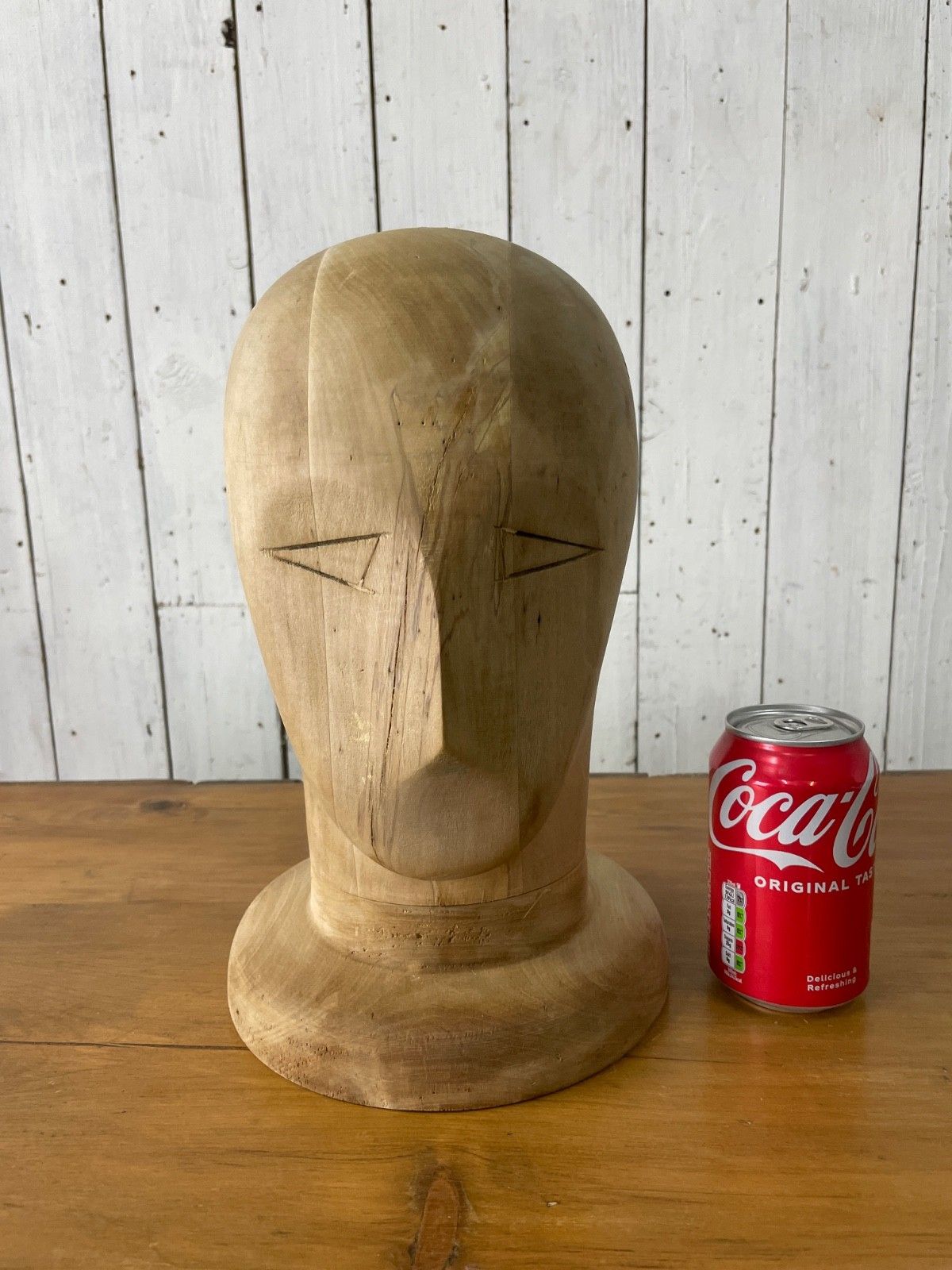 Vtg Milliners Head Hat Block Shop Display Lay French Curio Mannequin Wig Stand photo furniture