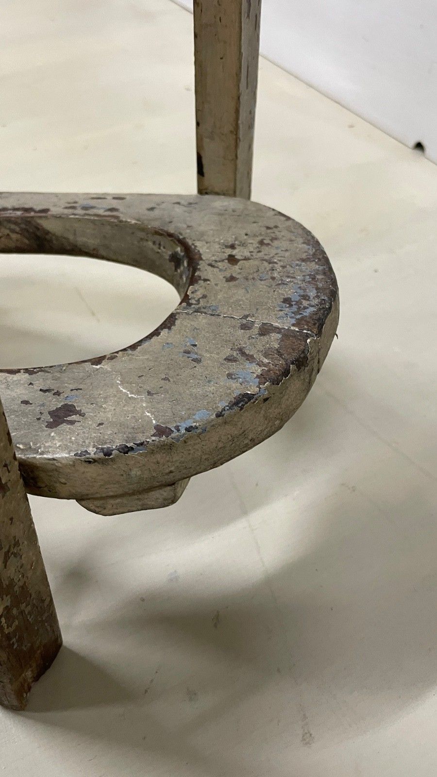 photo furniture Antique Victorian Country House Boot Jack Puller  Painted Patina Welly Folk Art