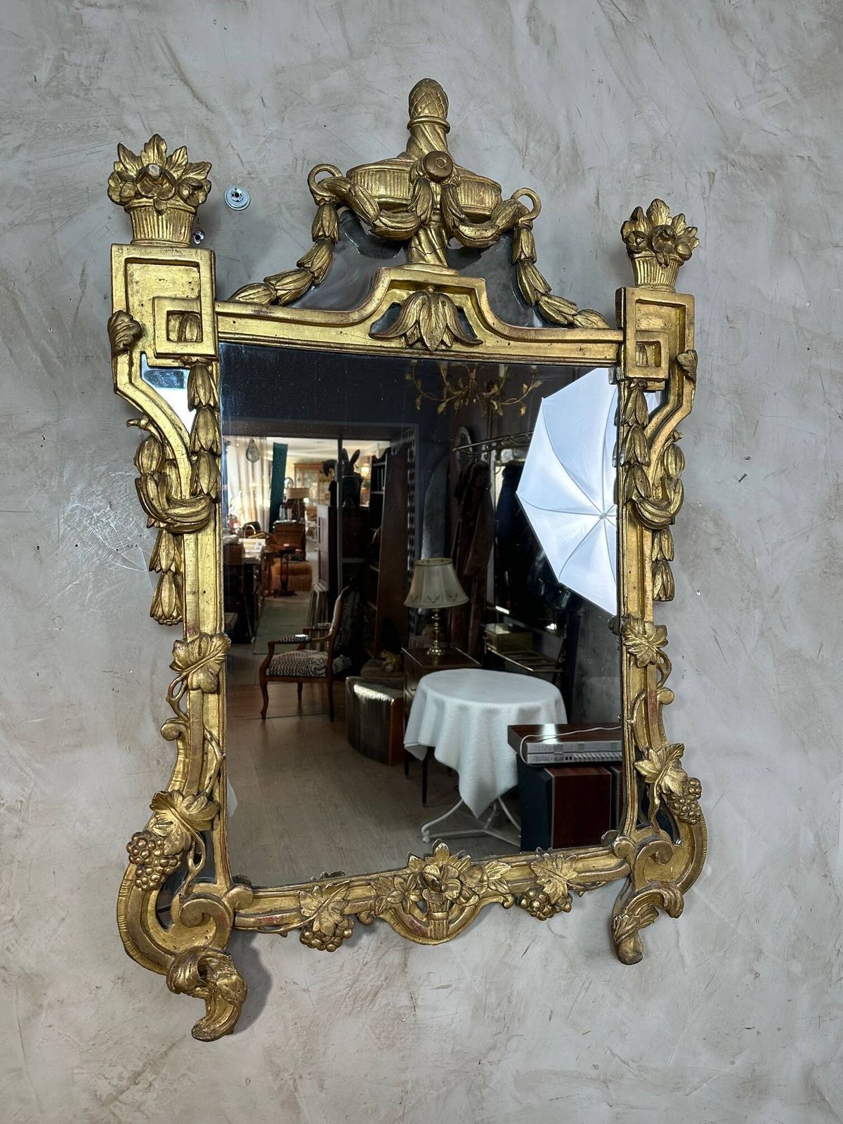 18th Century Giltwood Mirror, 18th Century And Earlier photo for sale