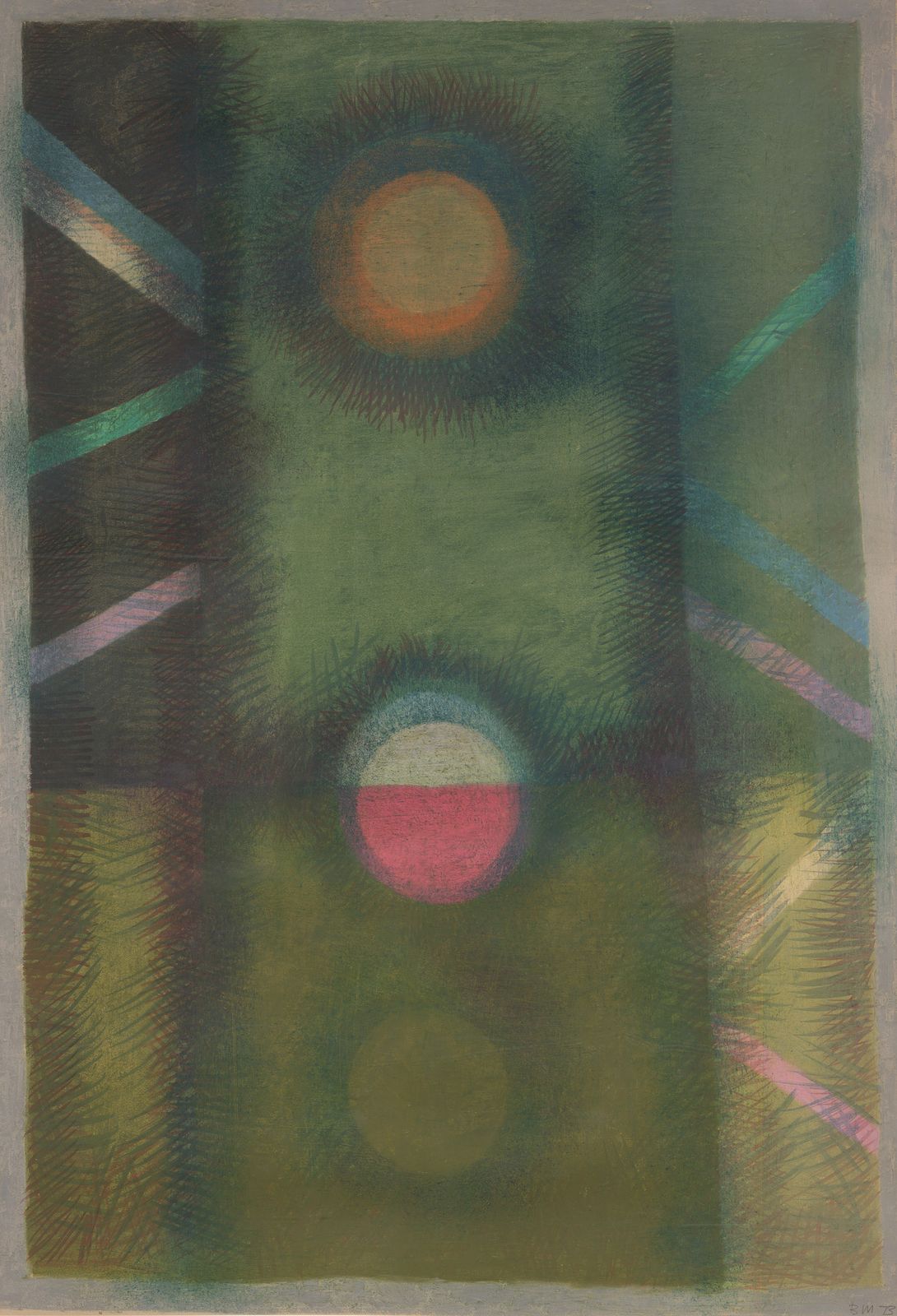 Beautiful Soft Toned Pastel Drawing By Important British Artist photo furniture