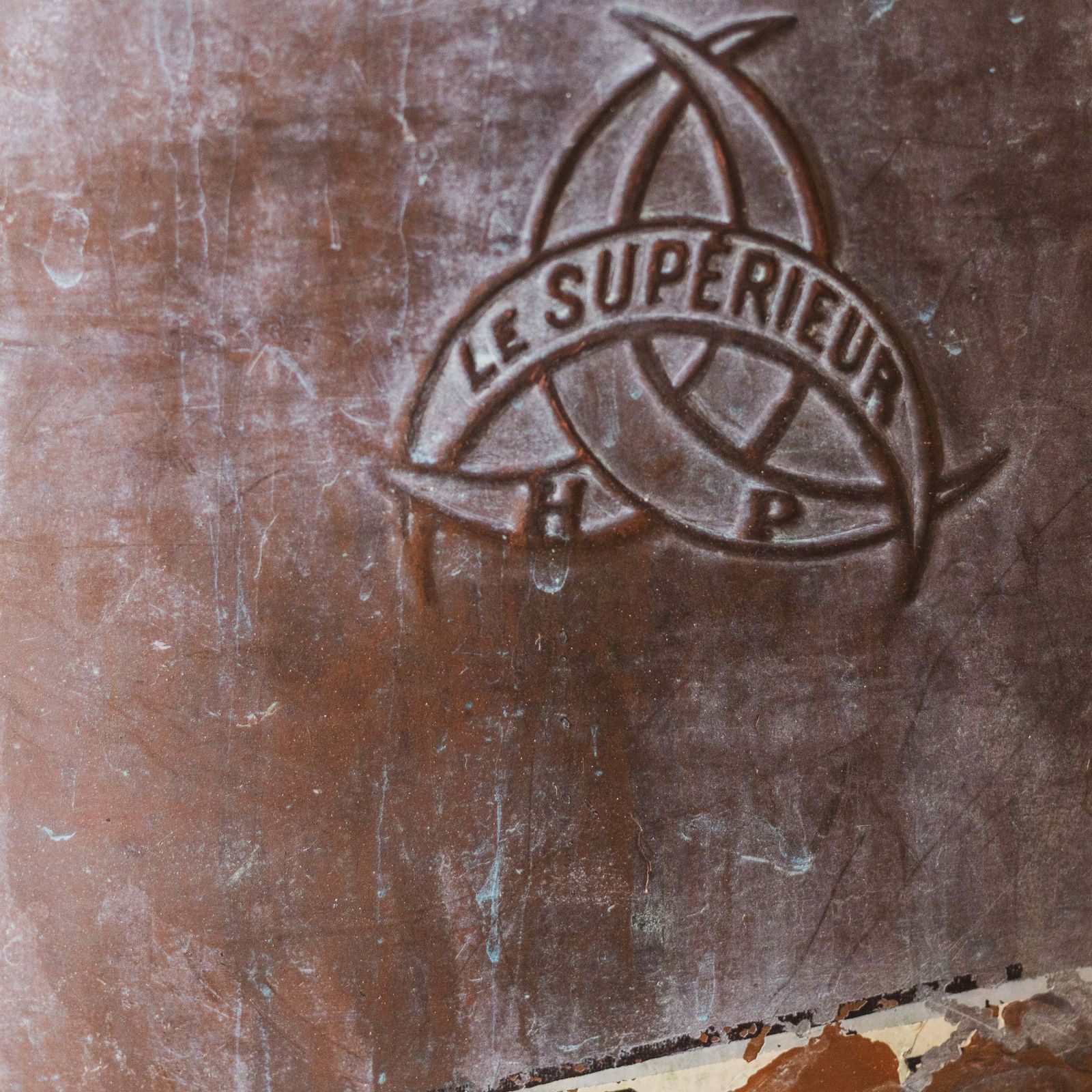 photo vinterior French Vintage Crop Sprayer   "Le Supérieur" Industrial Copper Canister