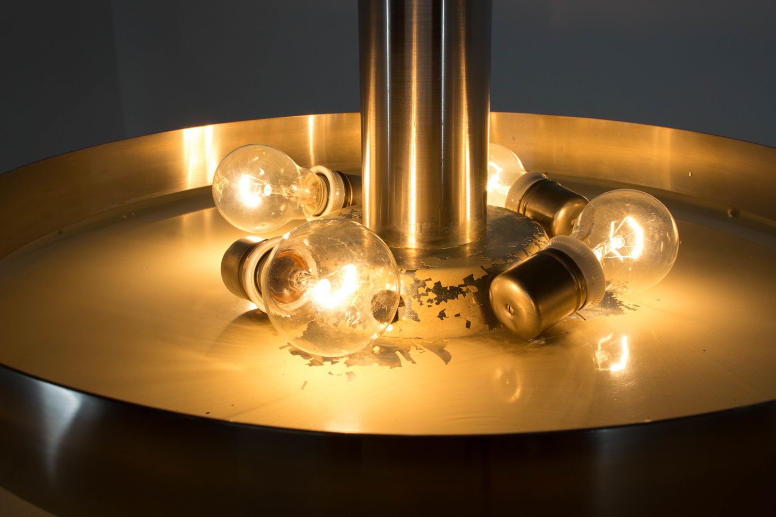 Ultra Rare Large Bauhaus Chandelier By Franta Anyz, 1930s photo vintage