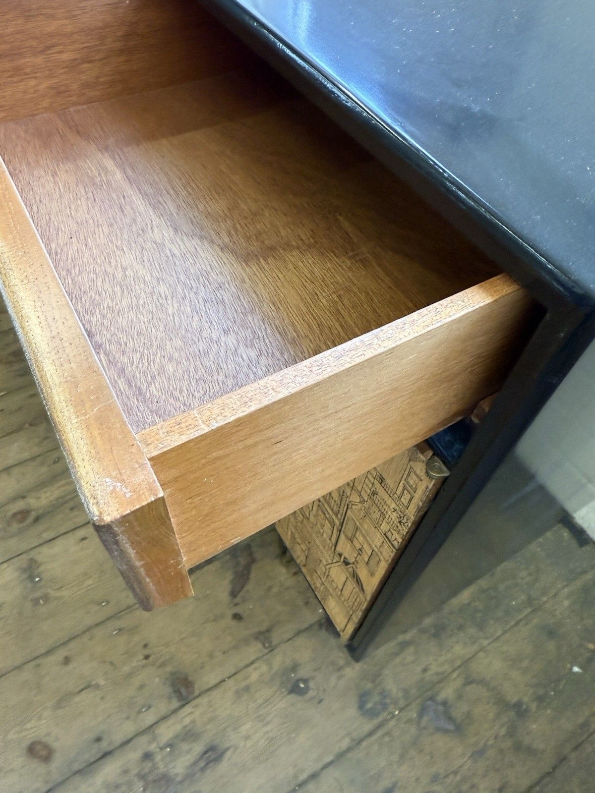Retro Vintage Sideboard Birch Ply 1950s 60s Heals Rare Design photo vinterior