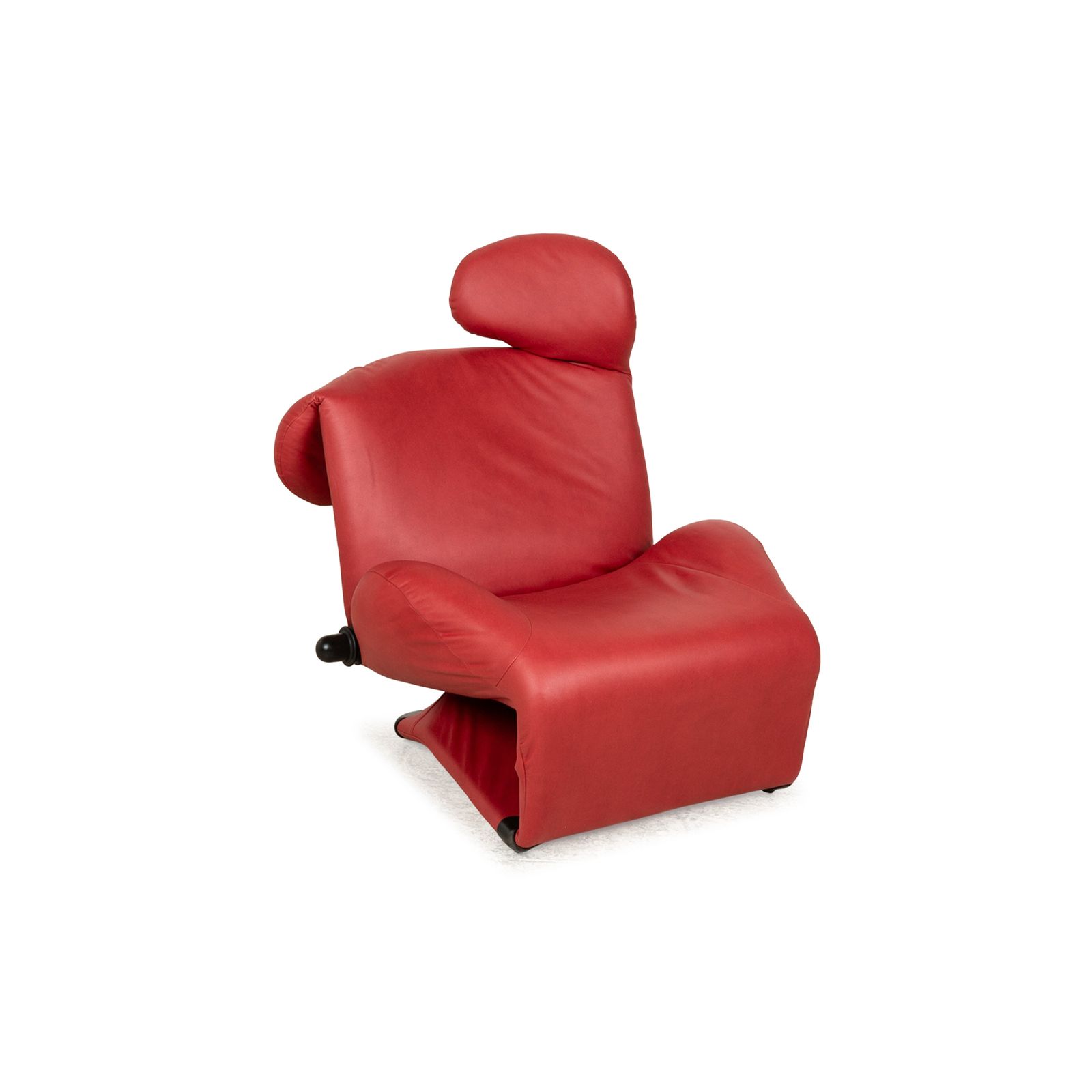 Cassina Wink Armchair Vegan Leather (Gavin 107) Red Manual Function Reupholstery photo buy
