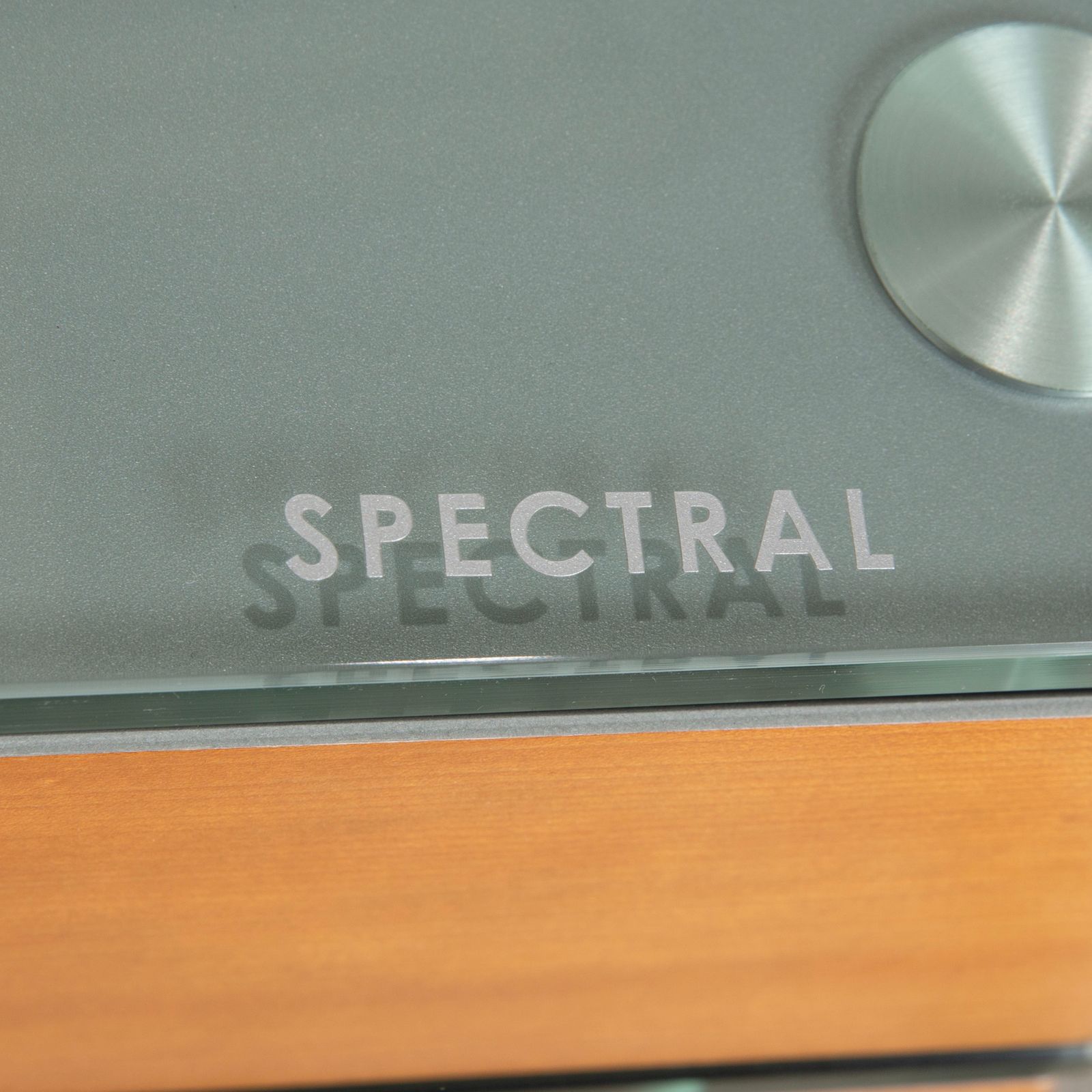 photo for sale Spectral Glass Wood Metal Sideboard Brown Grey Lowboard Mediaboard