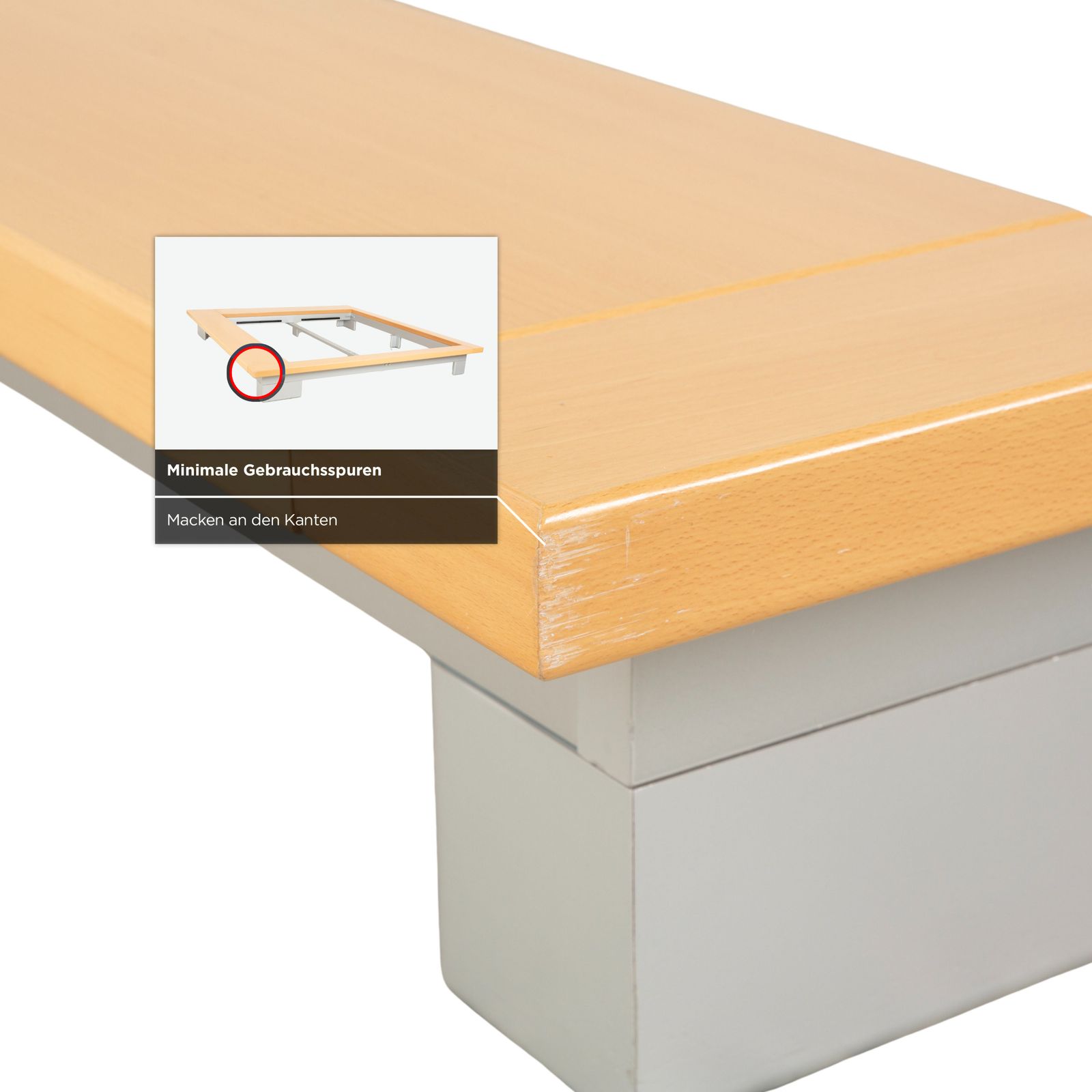 Ligne Roset Wooden Double Bed, Brown, 200x180 Cm photo Furniture