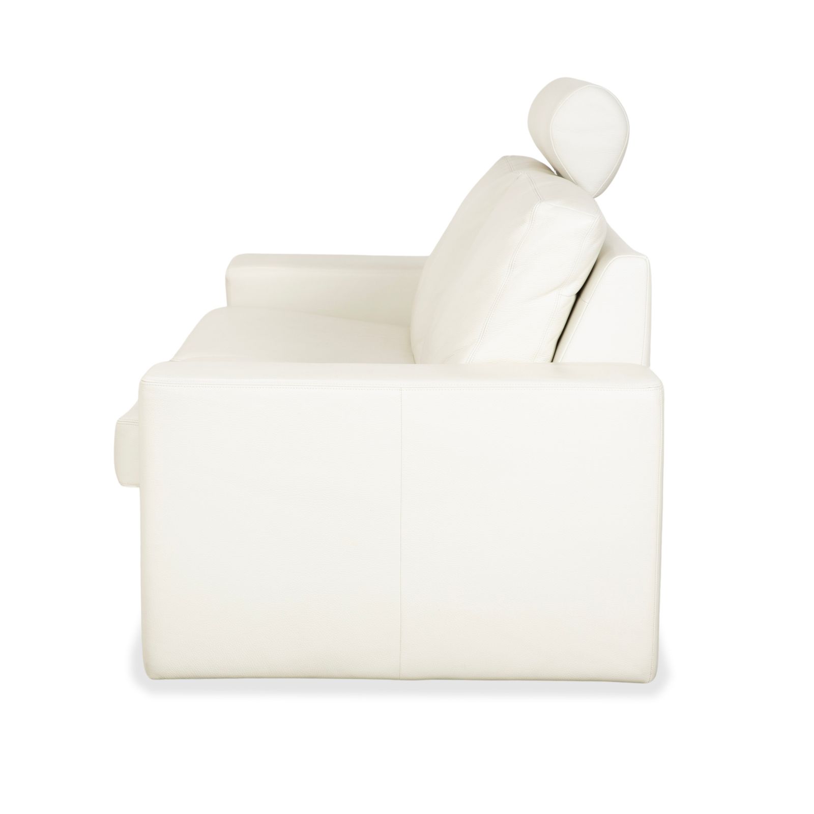Mobilier Canapé 2 places Erpo CL 100 en cuir blanc crème photo