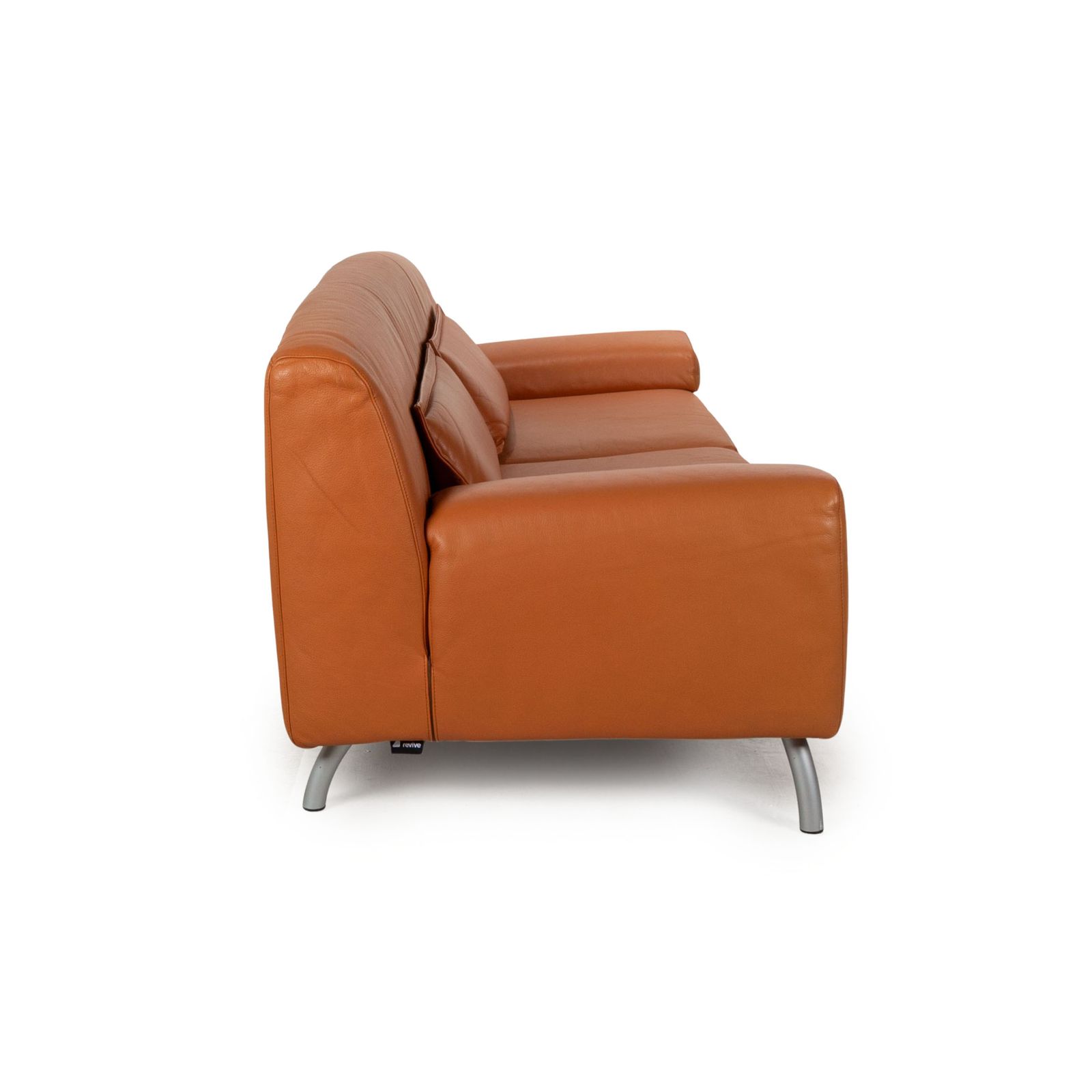 Canapé Cor 3 places en cuir orange photo buy