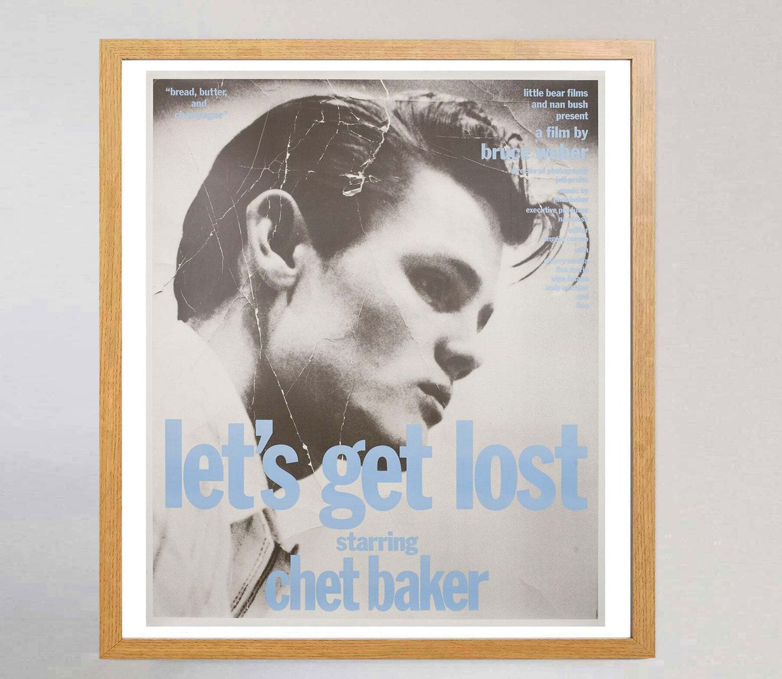 Chet Baker   Let's Get Lost Original Vintage Poster photo Art