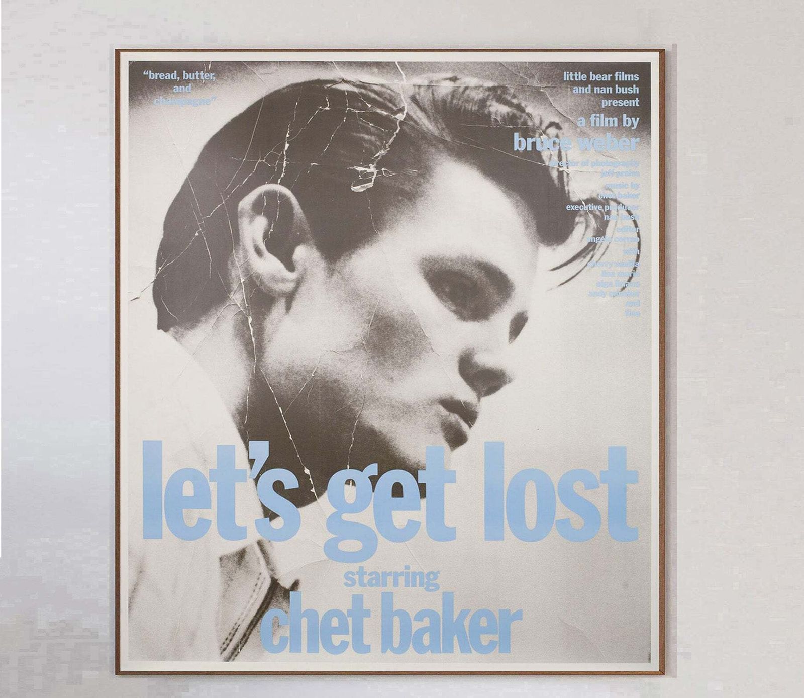 Chet Baker   Let's Get Lost Original Vintage Poster photo 1213.0