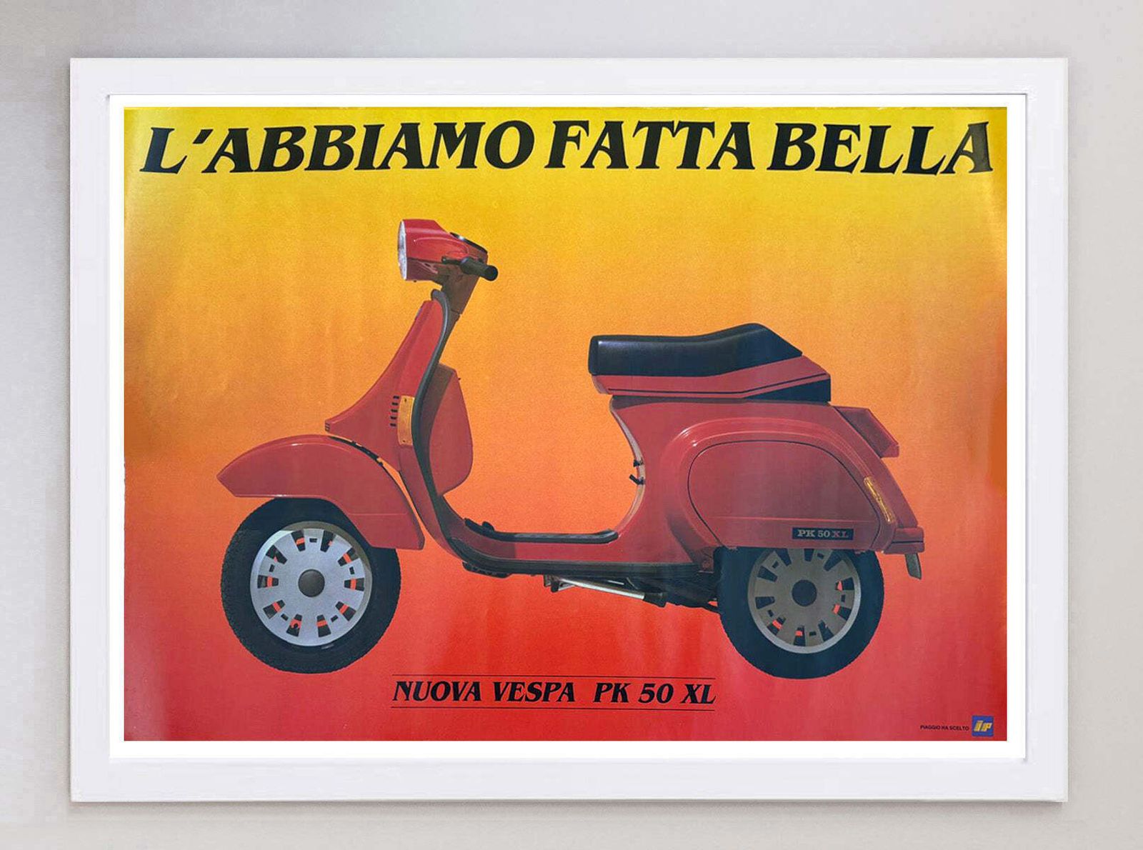 Vespa Original Vintage Poster, 1980s photo for sale