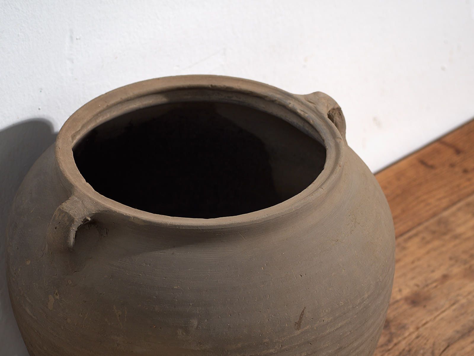 Antique Wabi Sabi Style Vase With Handles (C.1900) photo Home Decor
