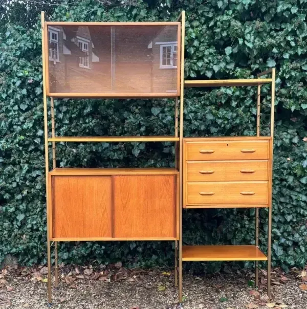 Mid Century Ladderax Modular Shelving Unit By Staples photo Furniture