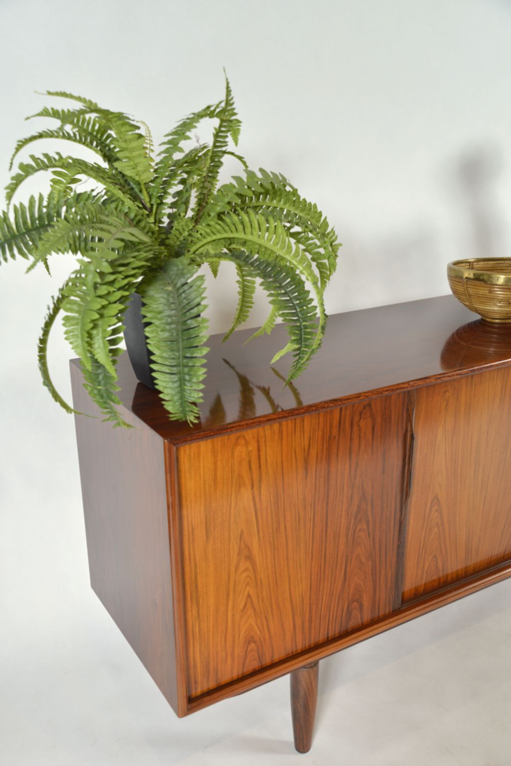 photo vintage 1960s Danish Rosewood Birch Sideboard Gunni Omann Axel Christensen Odder Aco Mobler