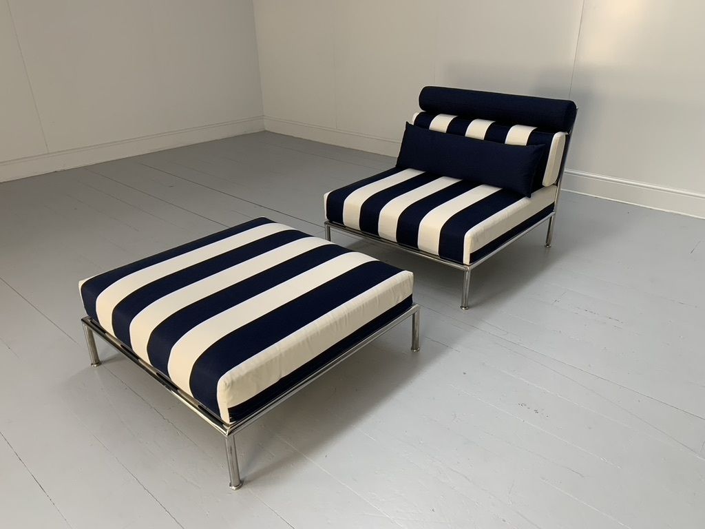 Fendi Casa Outdoor Furniture – Chair, Ottoman, Lounger & 2 Tables photo furniture