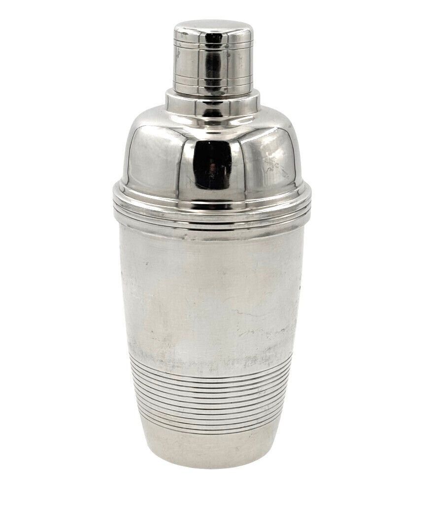 A French Art Deco 1930s Silver Plated Cocktail Shaker