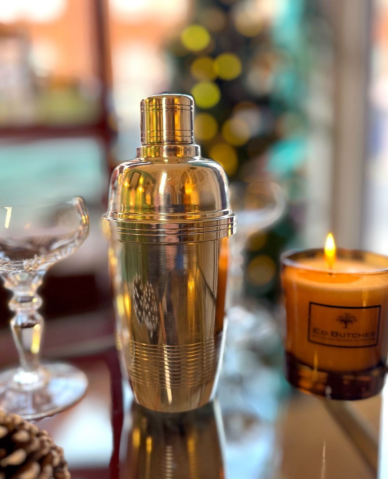 A French Art Deco 1930s Silver Plated Cocktail Shaker photo Home Decor