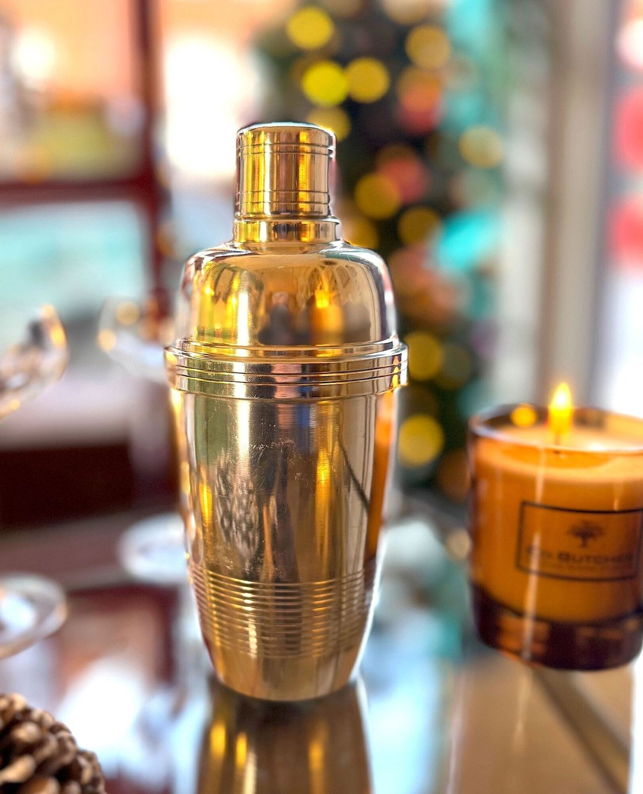 A French Art Deco 1930s Silver Plated Cocktail Shaker photo vintage