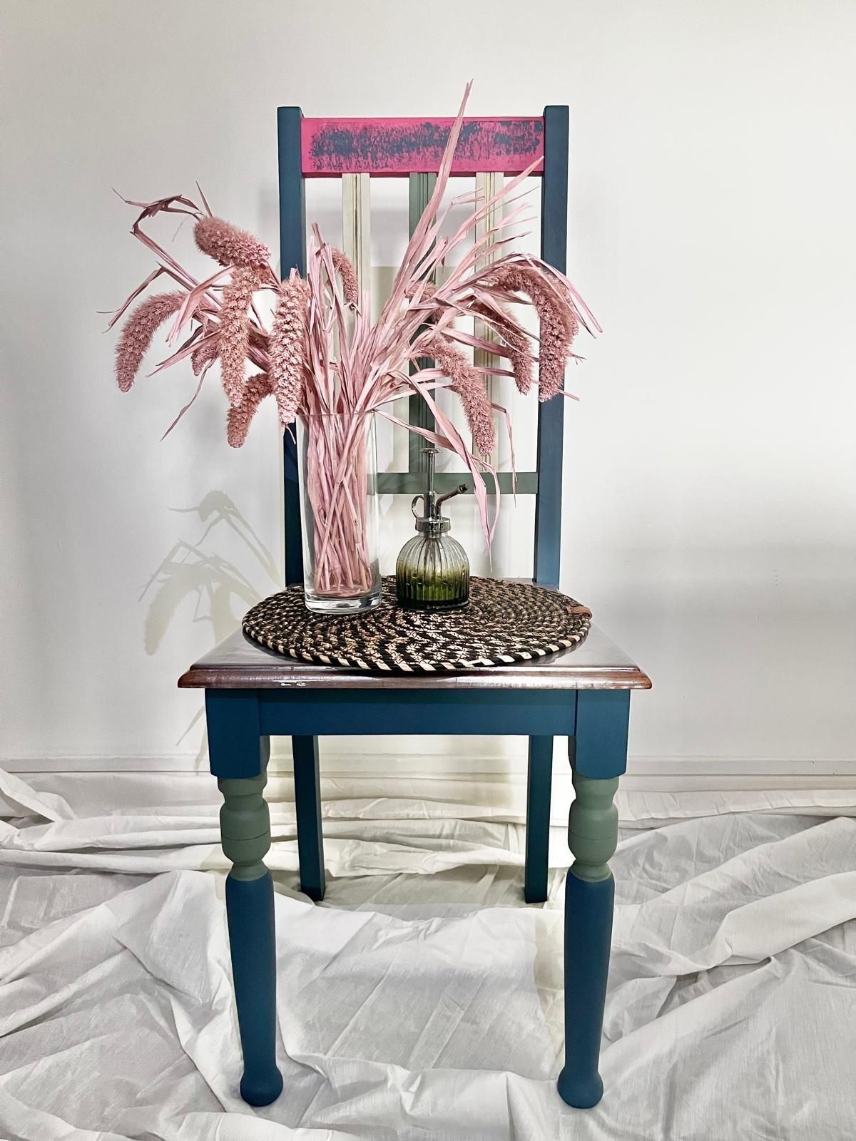 Decorative Wooden Chair, Early 20th Century photo for sale