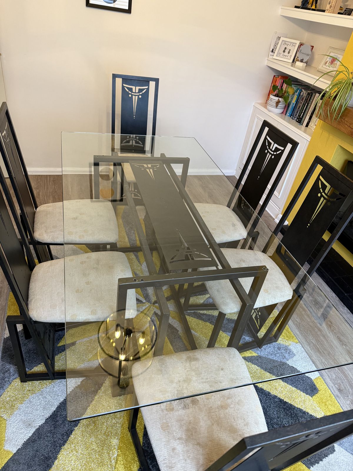 Glass Dining Table & Chairs