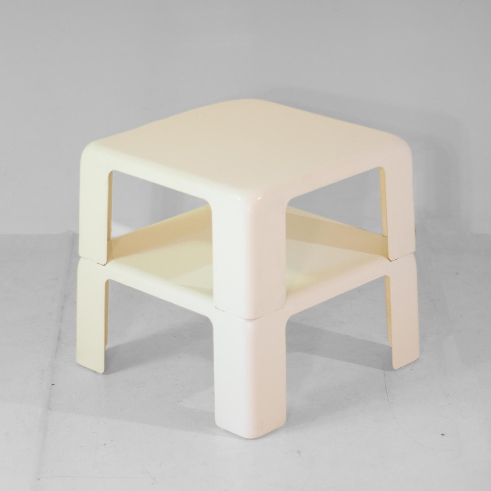 1960s Space Age Side Tables, Model "Quattro Gatti", Mario Bellini For C&B Italia