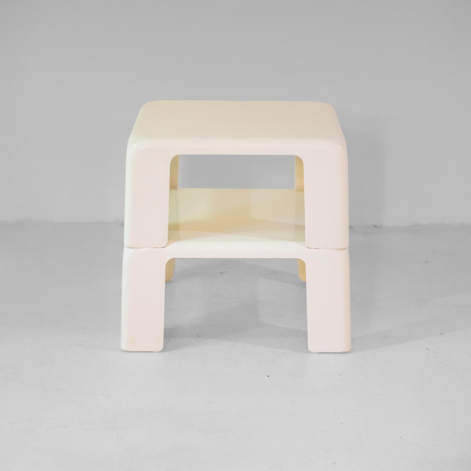 photo furniture 1960s Space Age Side Tables, Model "Quattro Gatti", Mario Bellini For C&B Italia