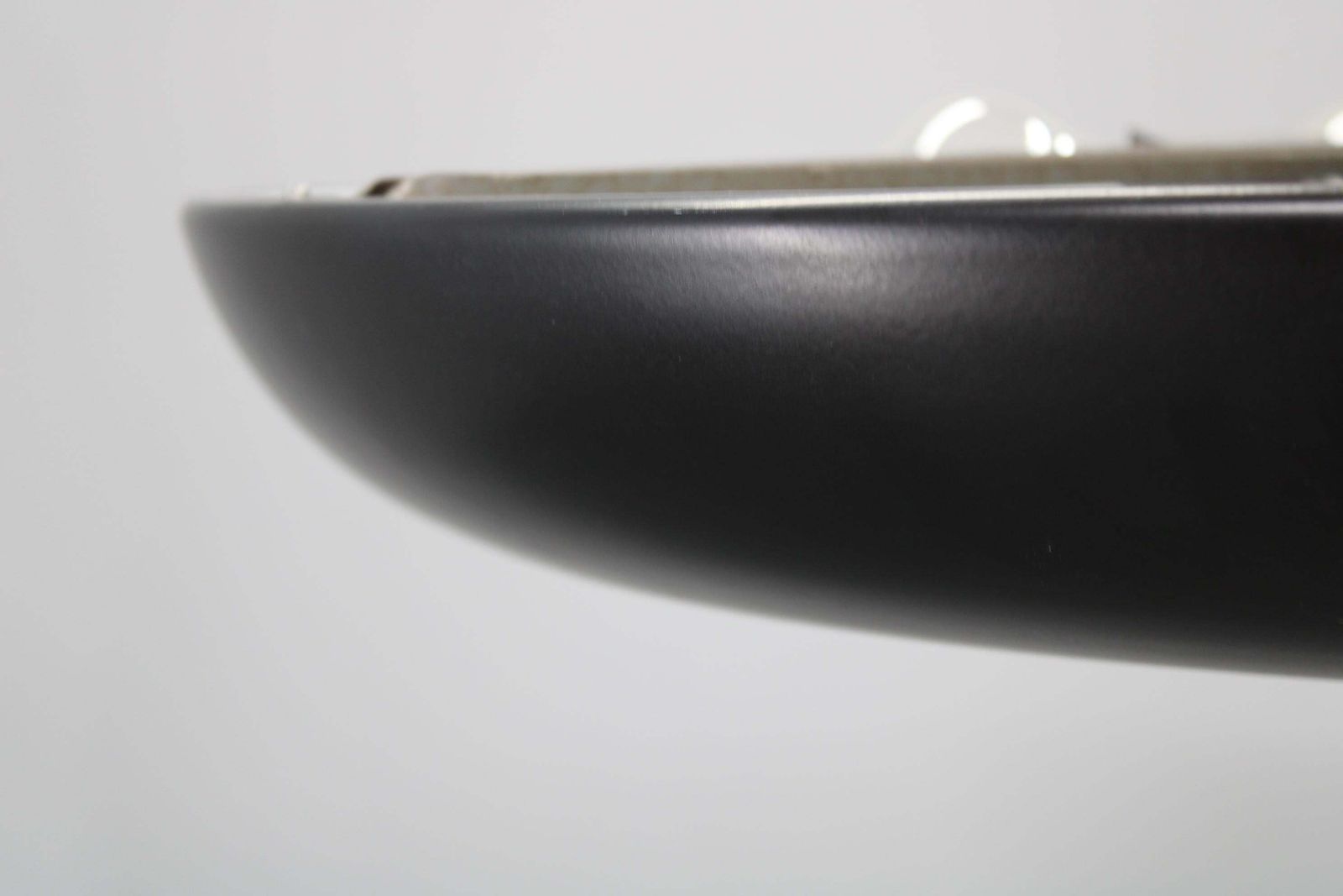 photo furniture 1940s Josef Hůrka For Napako Bauhaus Ufo Pendant Light, Metal & Glass, Restored