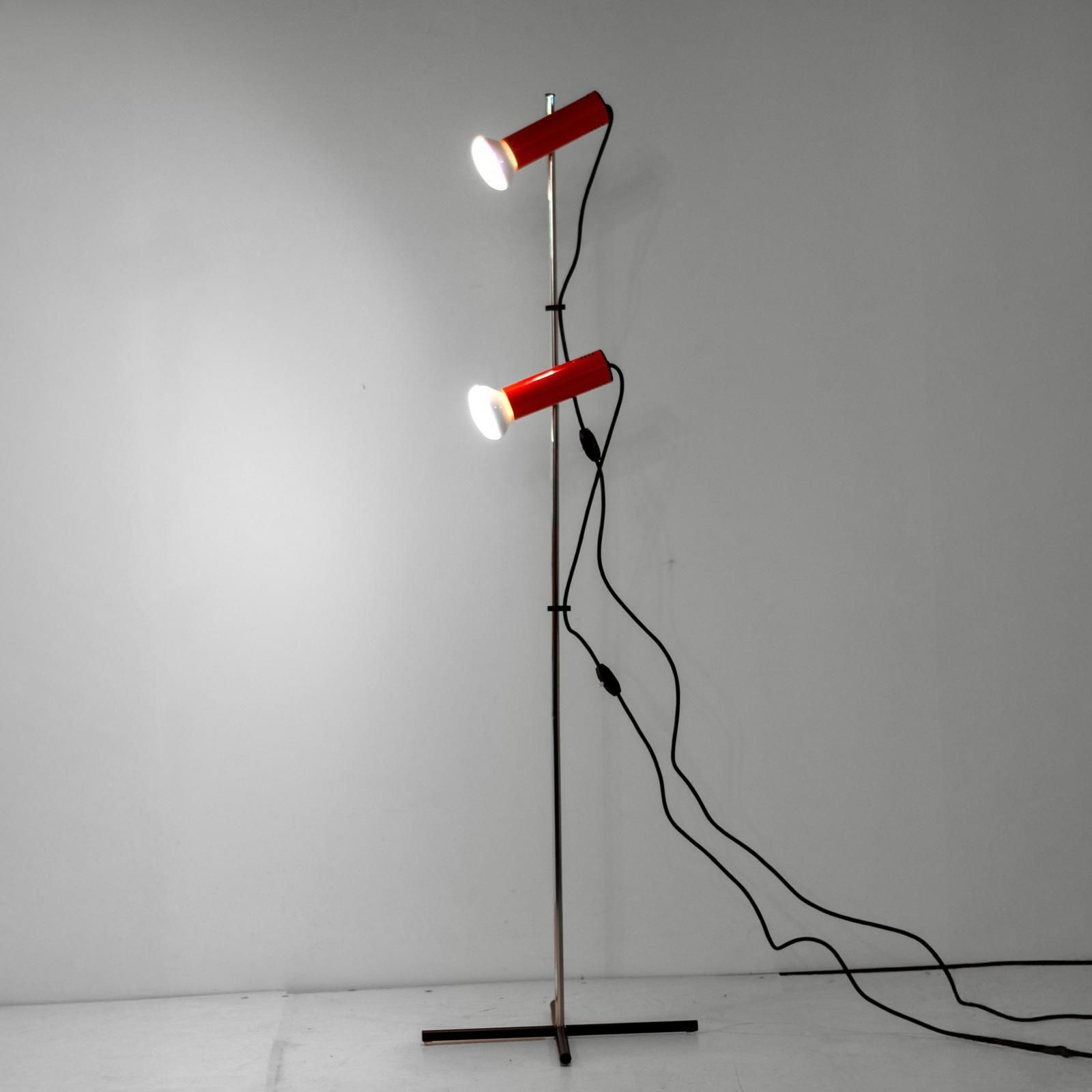 photo buy Space Age Metal Floor Lamp, Targetti Sankey, Italy 1970s