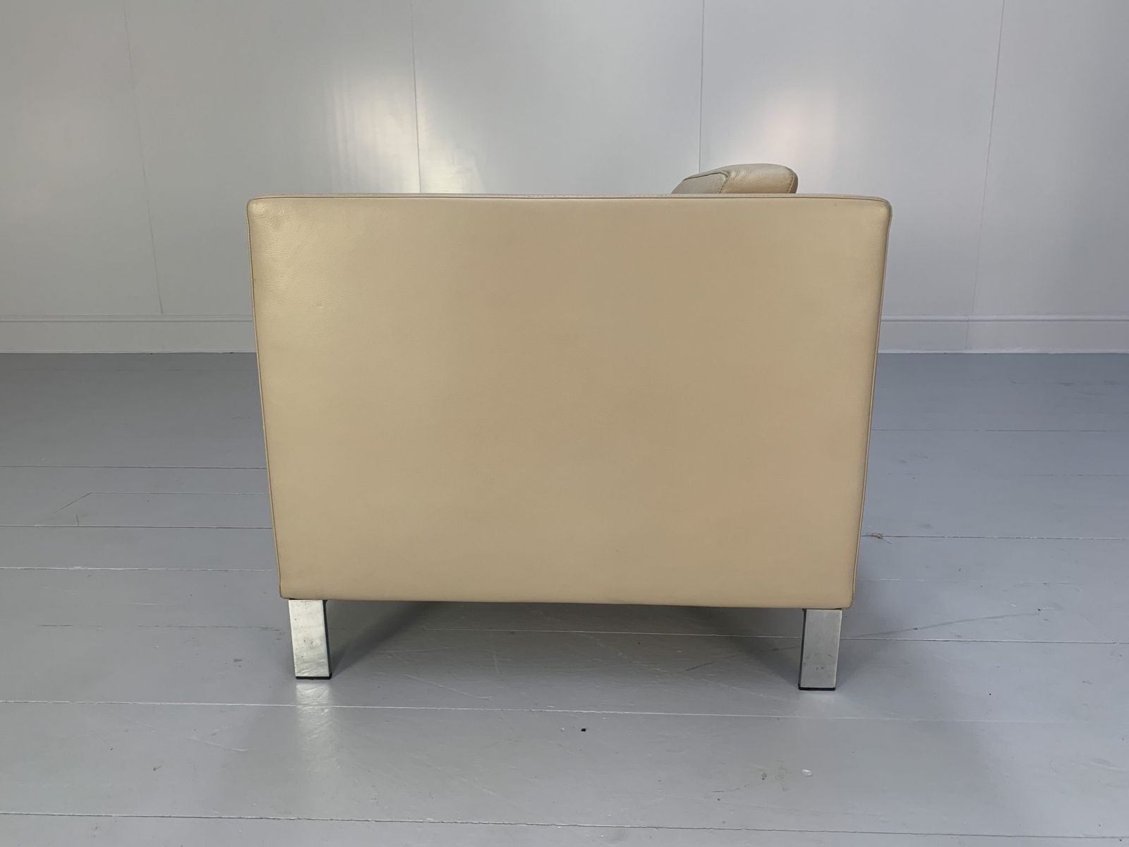 Walter Knoll “Foster 500.10” Armchair – In Ivory Leather photo vintage