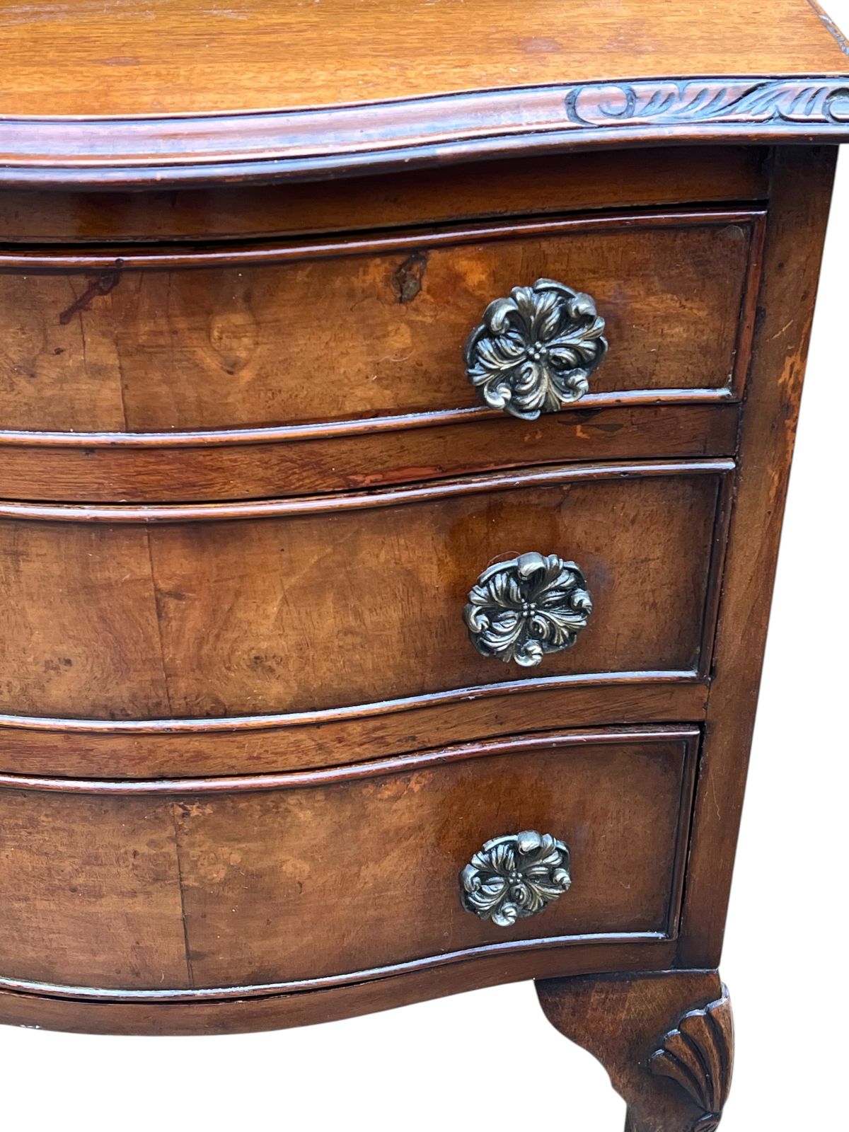 Serpentine Small Vintage Bedside Chest photo furniture
