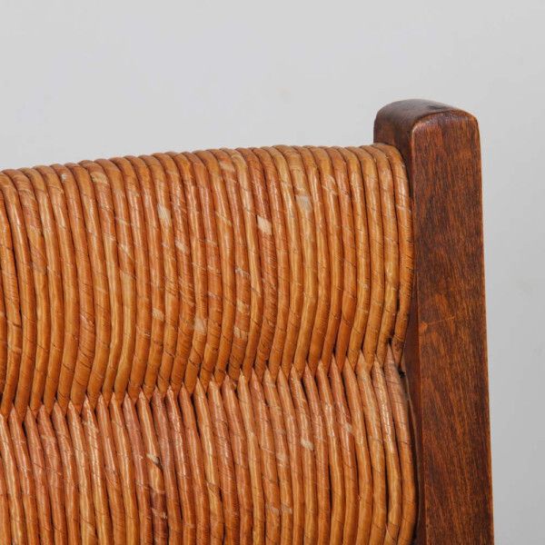Pair Of Chairs In The Taste Of Charles Dudouyt, 1950 photo vintage
