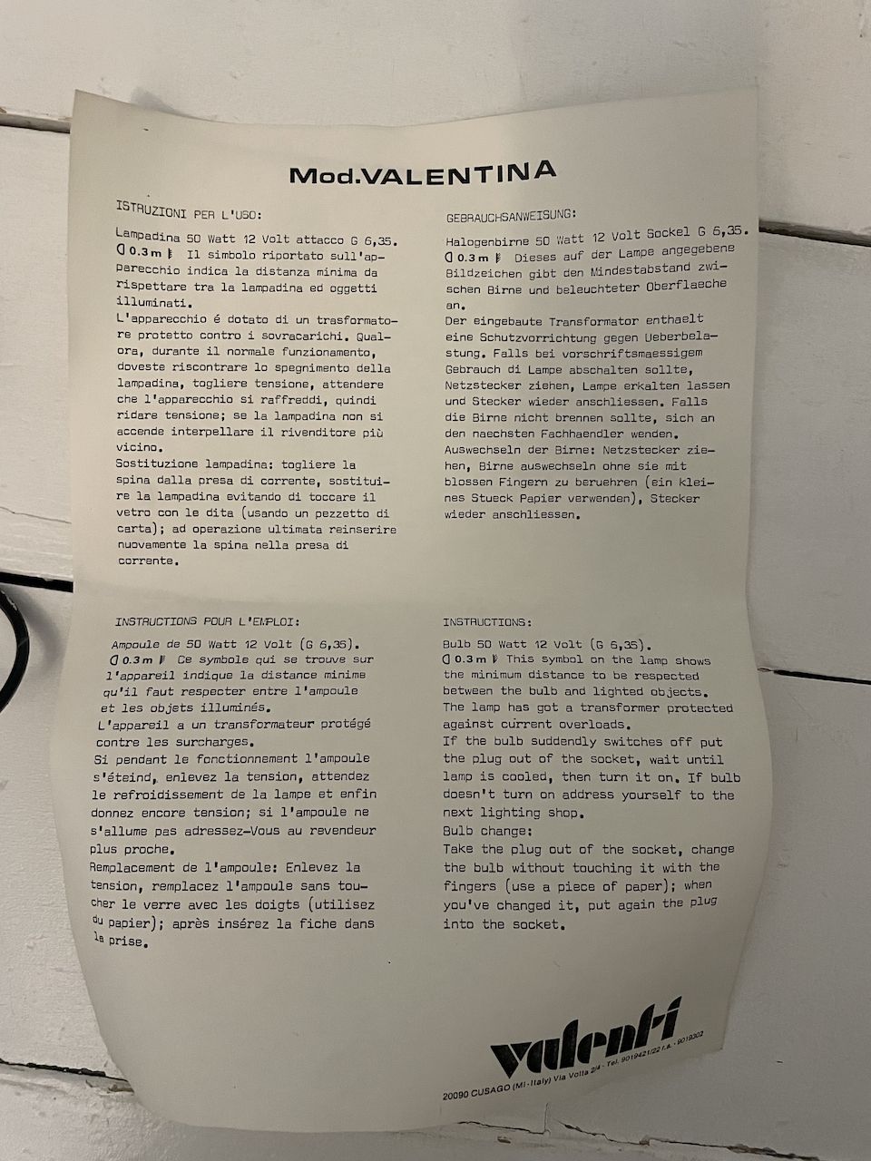 Valentina Desk Lamp By De Pas, D'urbino & Lomazzi For Valenti Luce, 1980s photo vintage