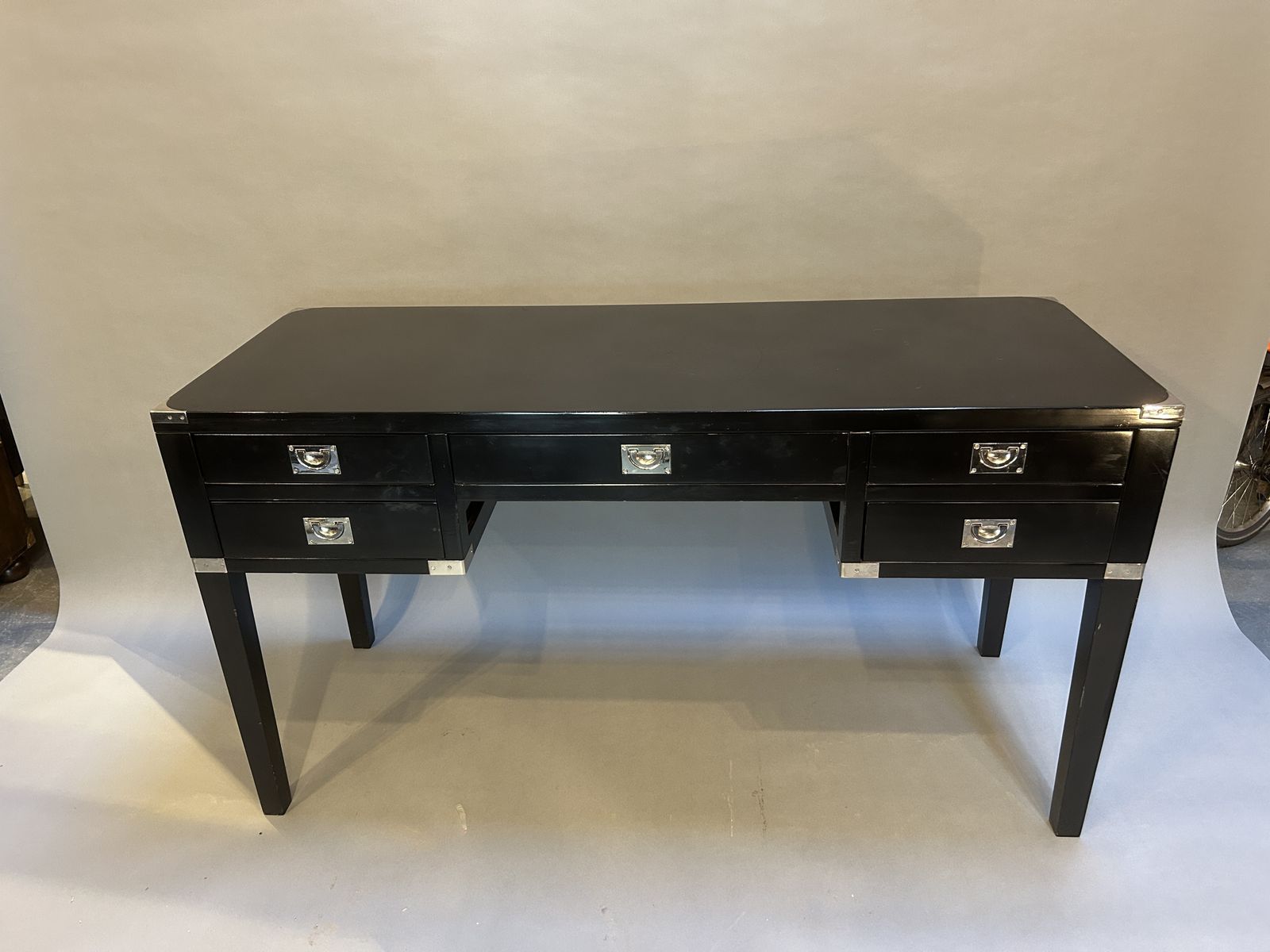 Ebonised Desk By Eichholtz photo Furniture
