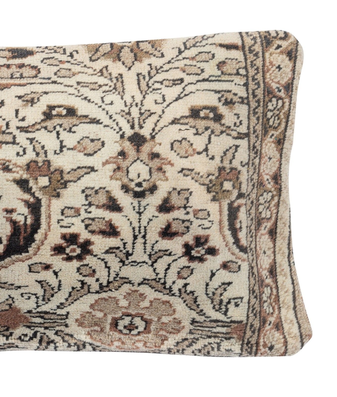 13"X24" Vintage Rug Pillowcase. Handmade Rug Cushion Cover. Turkish Toss Pillow photo for sale