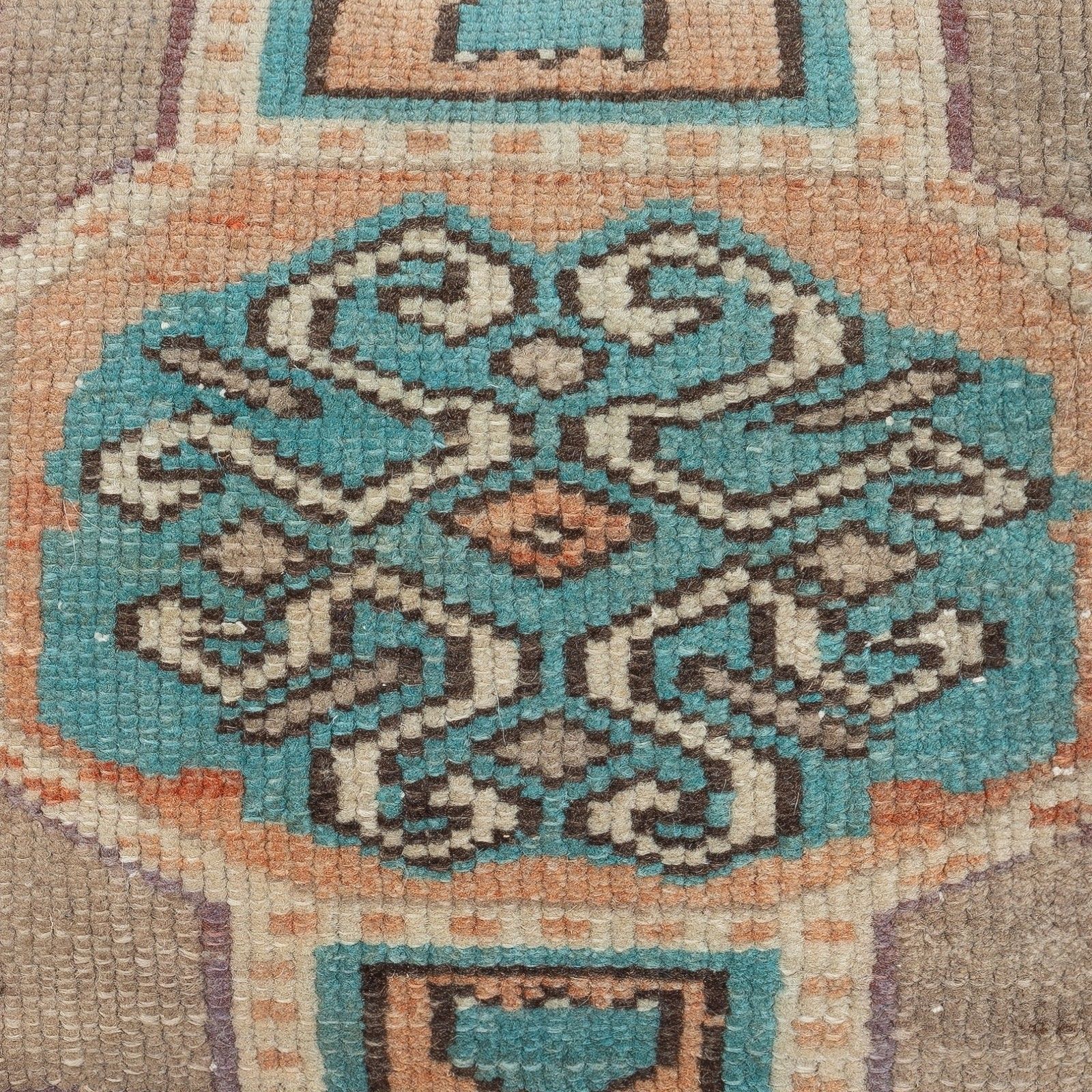 14"X14" Traditional Turkish Wool Cushion Cover. Rug Pillow. Accent Pillow Cover photo furniture