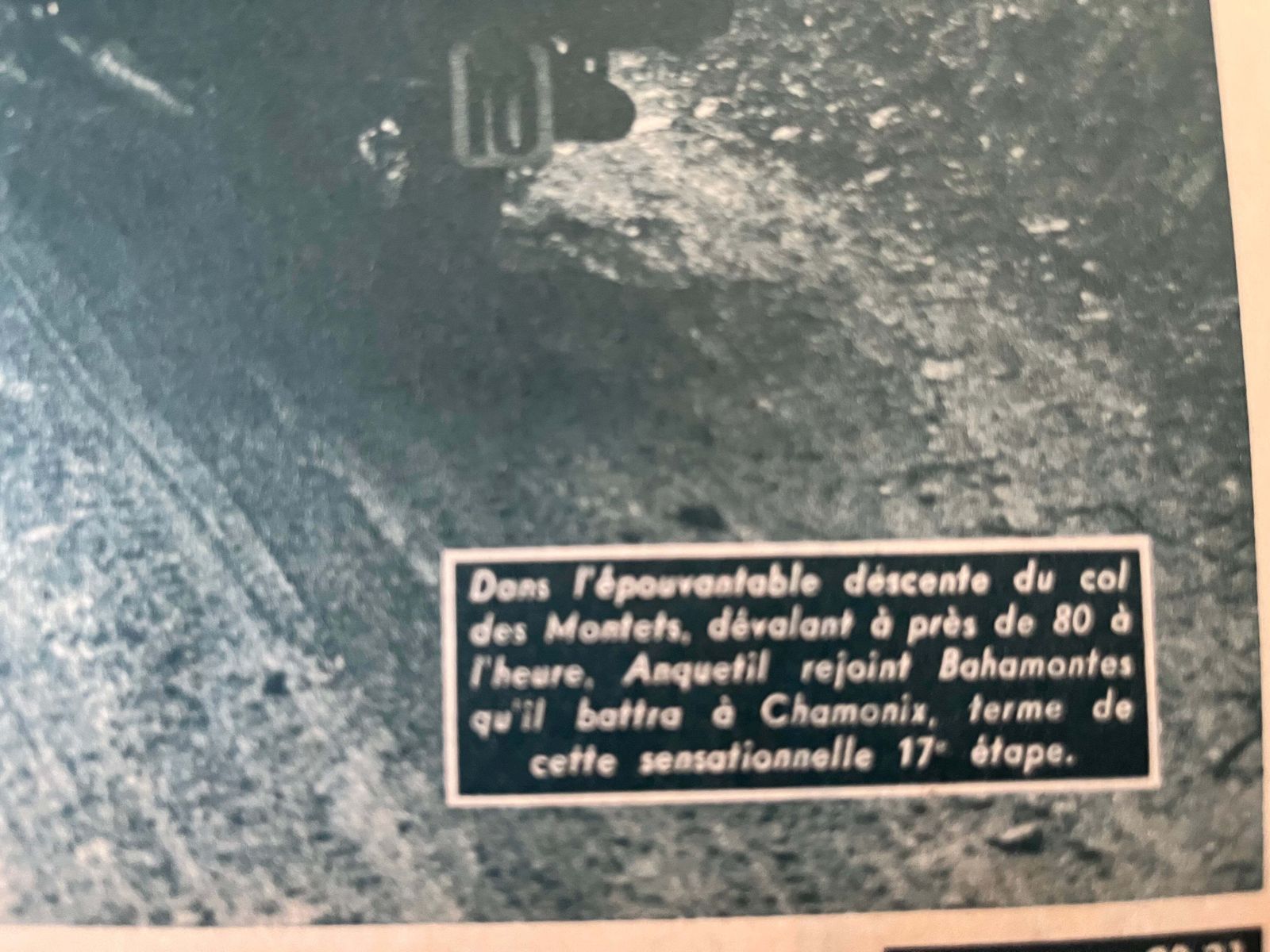 Tour De France Jacques Anquetil C1963 Alps photo Art
