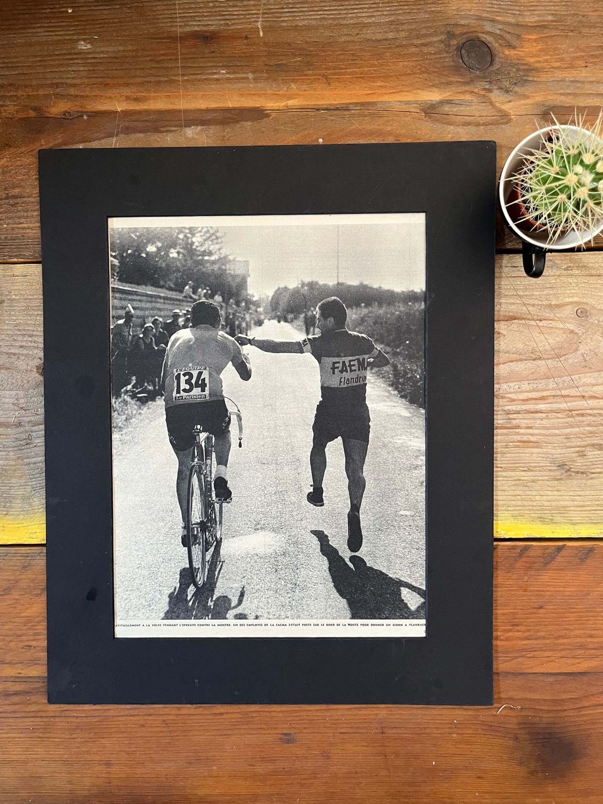 Tour De France Vintage Poster Willy Plankaert C1963