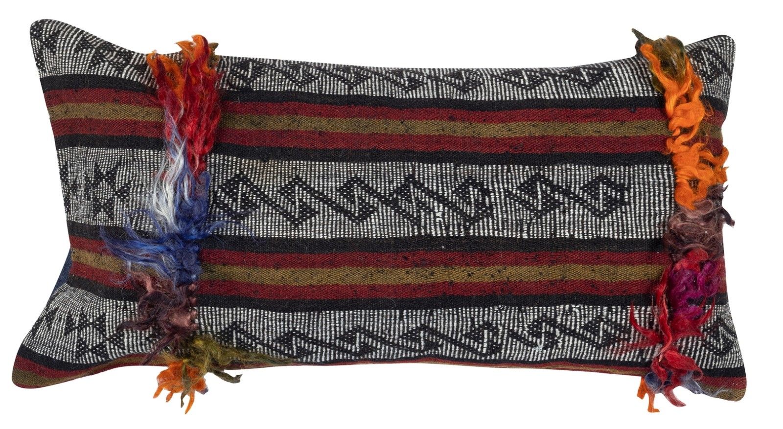 16"X28" Set Of 2 Handmade Kilim Cushion Covers. A Pair Of Lumbar Pillow Covers photo furniture
