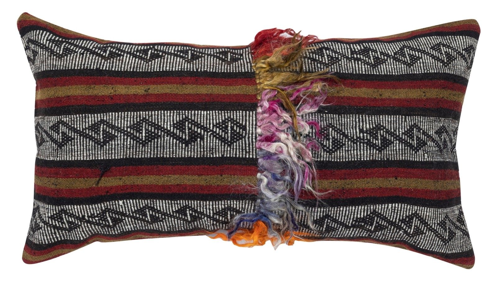 16"X28" Set Of 2 Handmade Kilim Cushion Covers. A Pair Of Lumbar Pillow Covers photo furniture