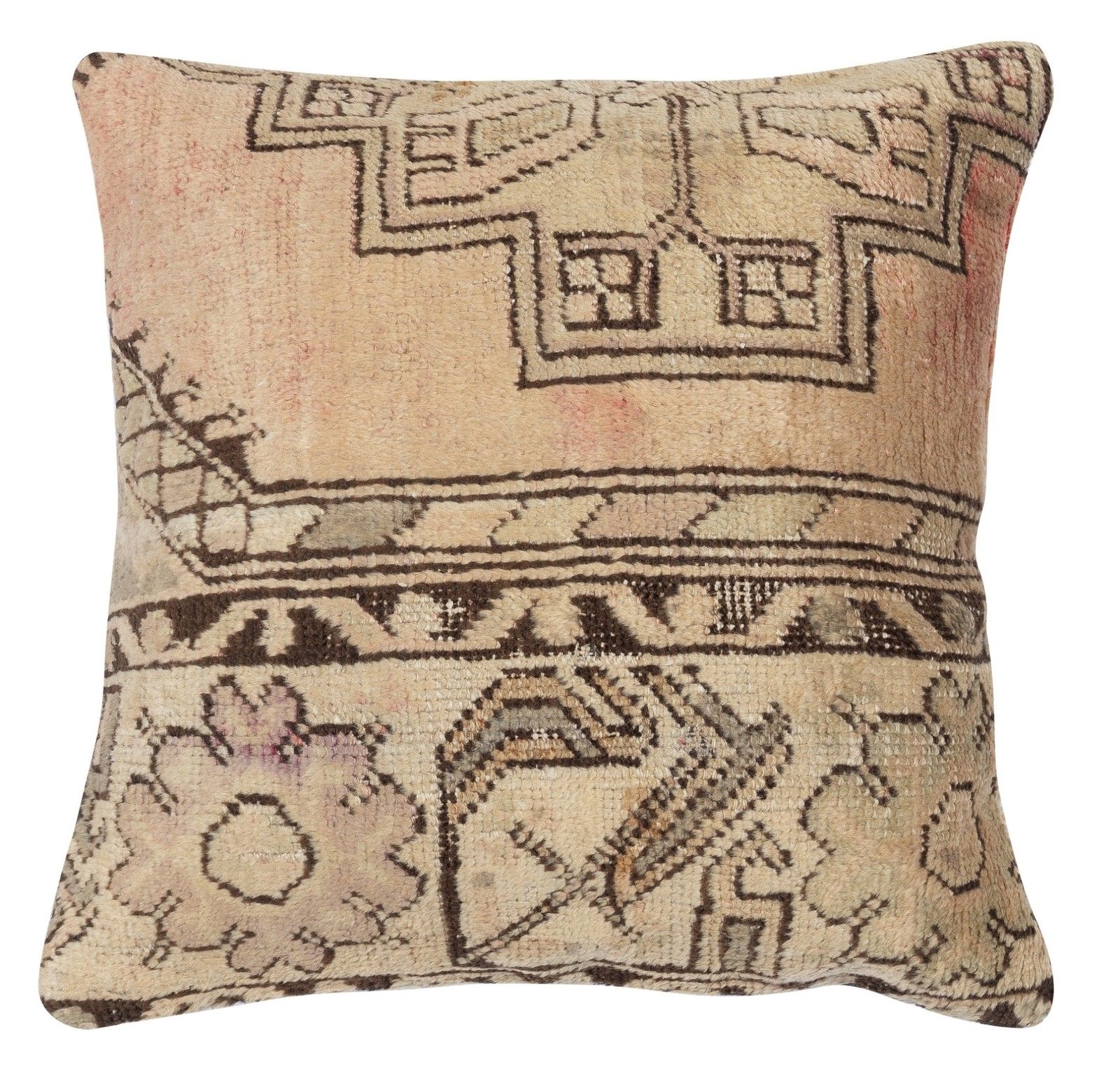 20"X20" Set Of 2 Handmade Rug Cushion Covers. A Pair Of Lace Pillow Covers photo for sale