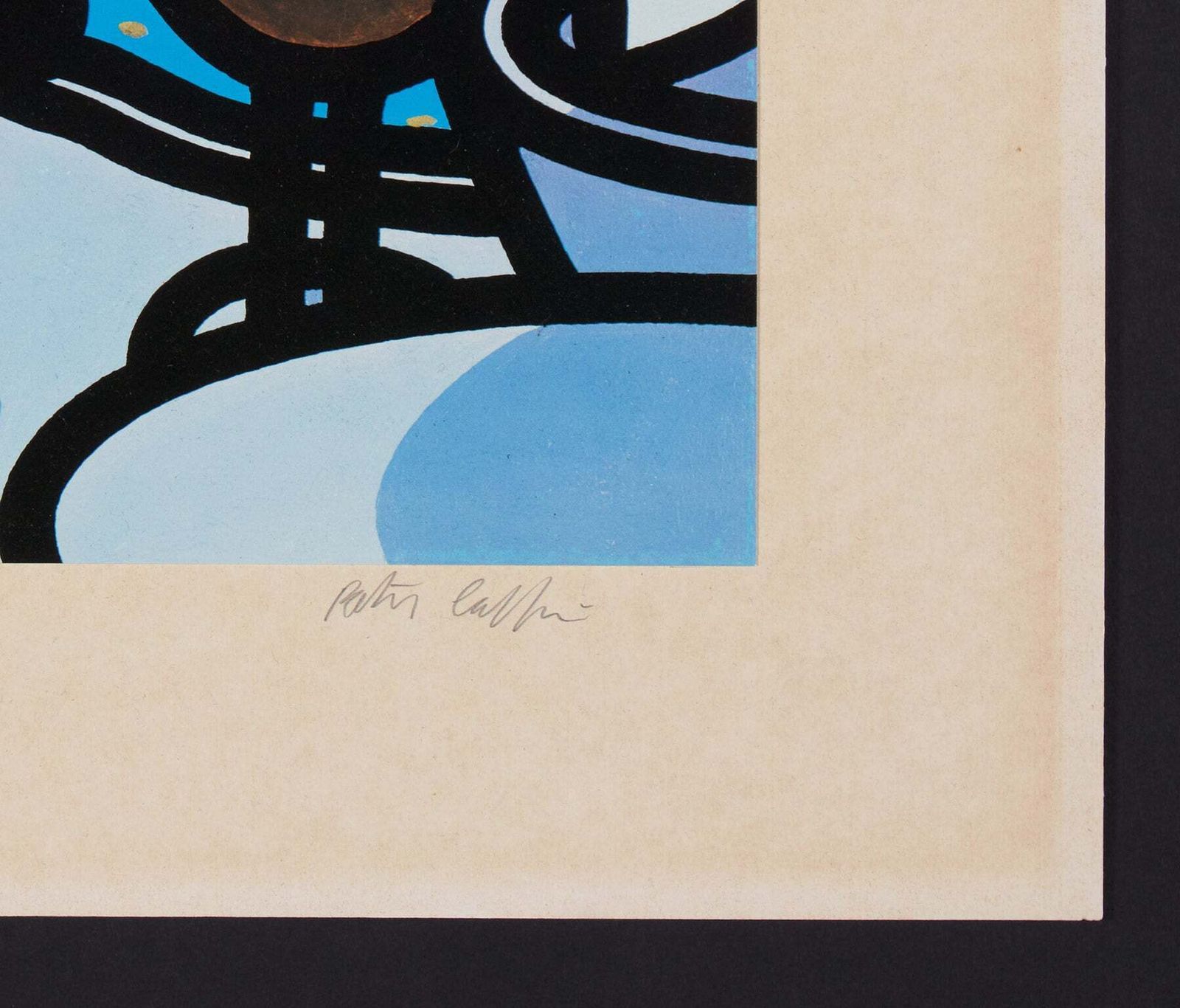 Patrick Caulfield Menu For Cavendish Hotel  (1976) photo furniture