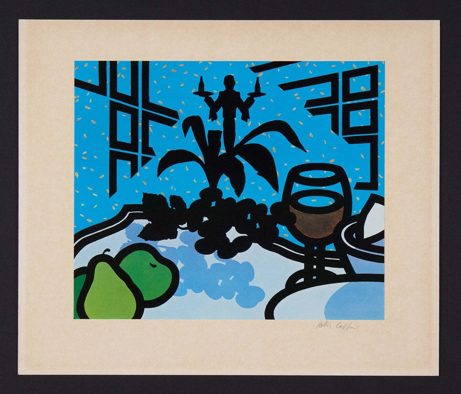 Patrick Caulfield Menu For Cavendish Hotel  (1976) photo for sale