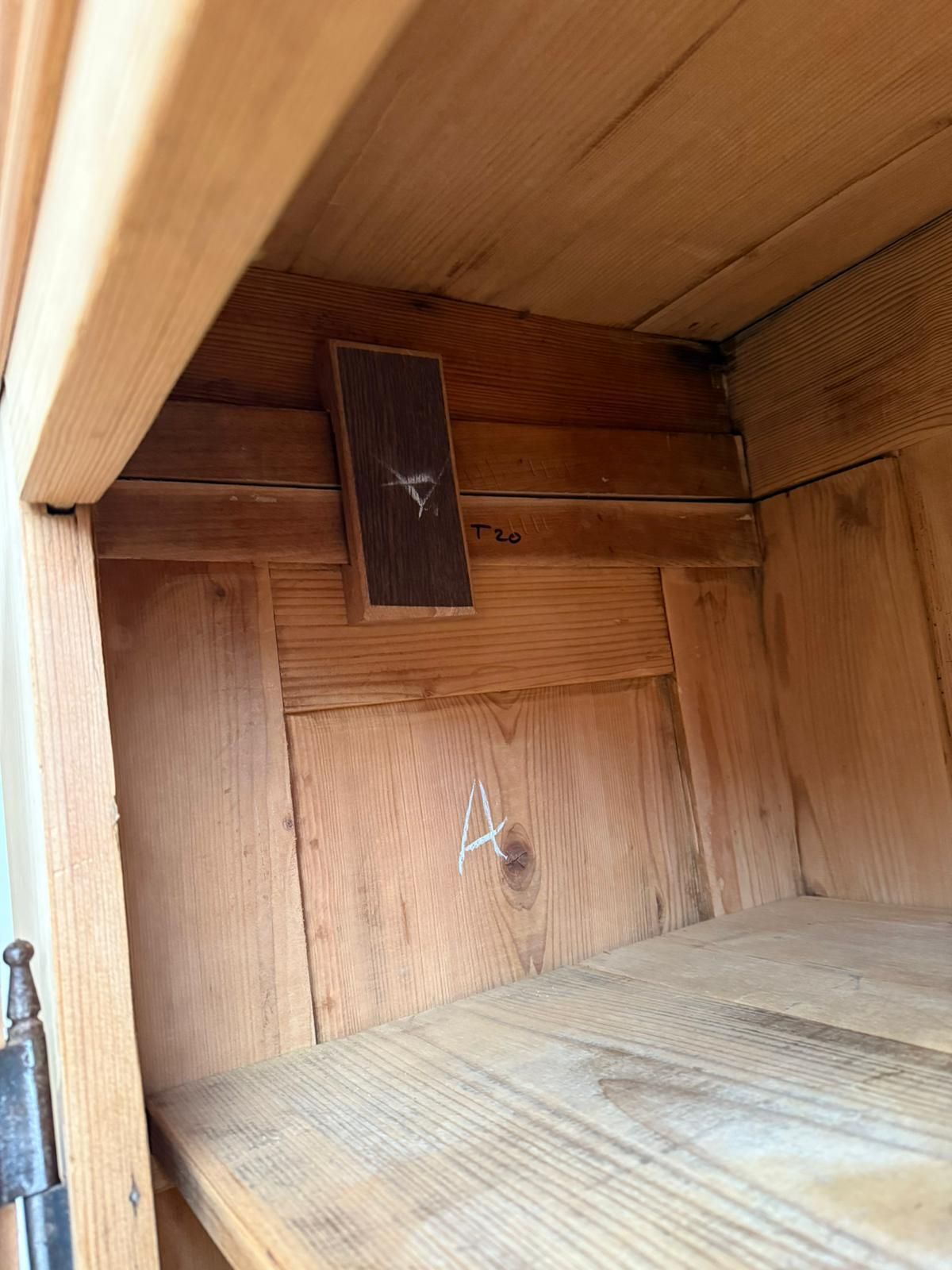 An Amazing Georgian Pine Linen Knockdown Wardrobe To Wax/Paint photo vinterior