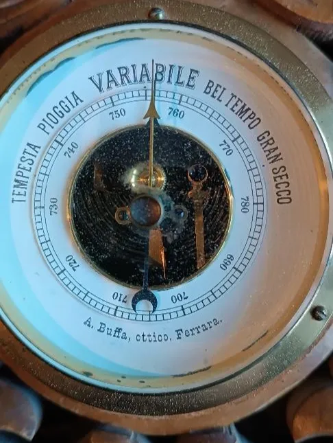 Antique Barometer Early 900 Liberty A.Buffa Optico Ferrara photo buy