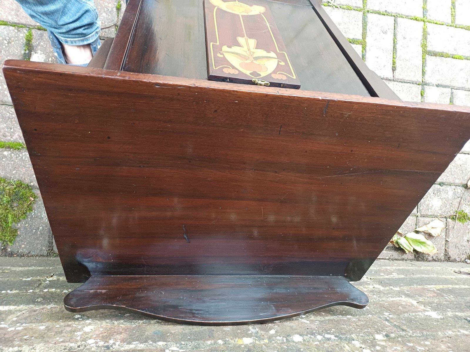Top Quality Antique Arts & Crafts Mahogany Inlaid Coal Scuttle Vintage Mackintosh Style Art Nouveau C1900 photo 375.0