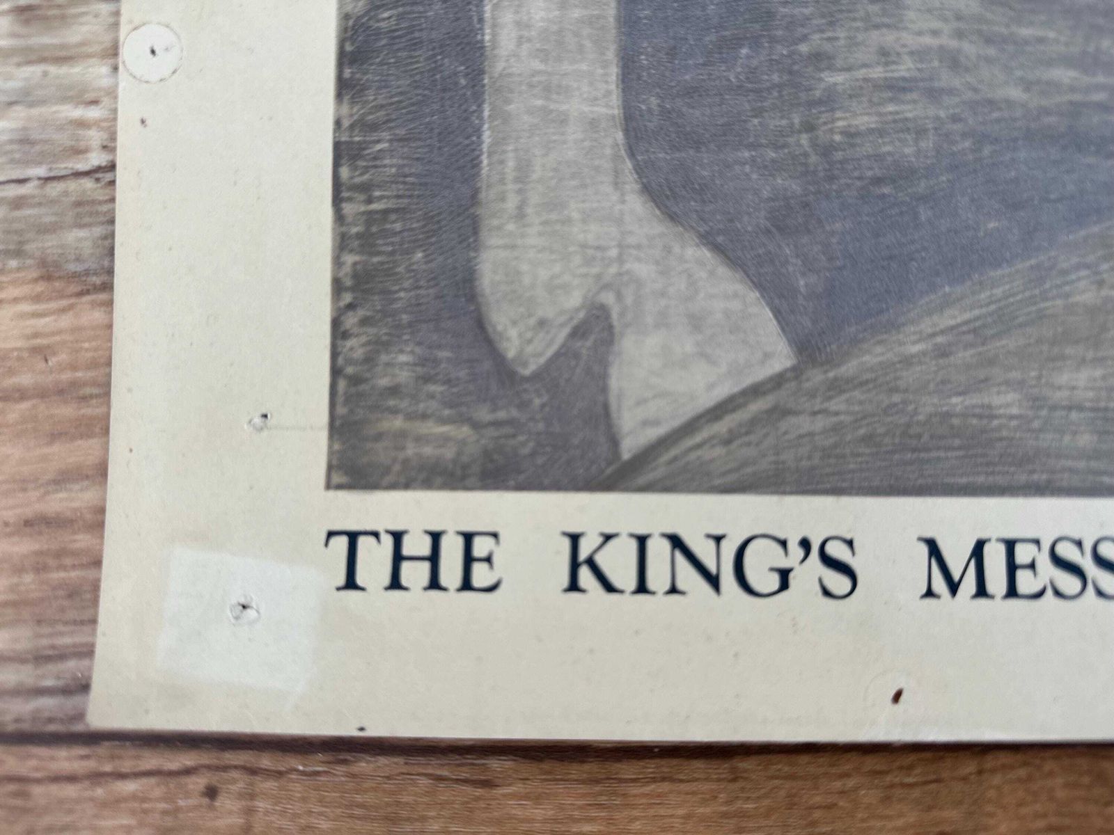 Original Gpo John Armstrong Poster The King’s Messenger A.D 1482 Circa 1935 photo for sale