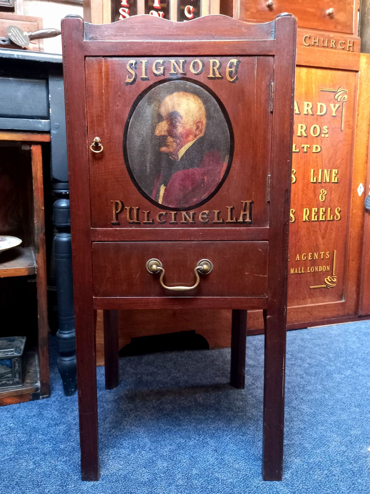 Furniture Antique 19th Century Cabinet / Nightstand photo