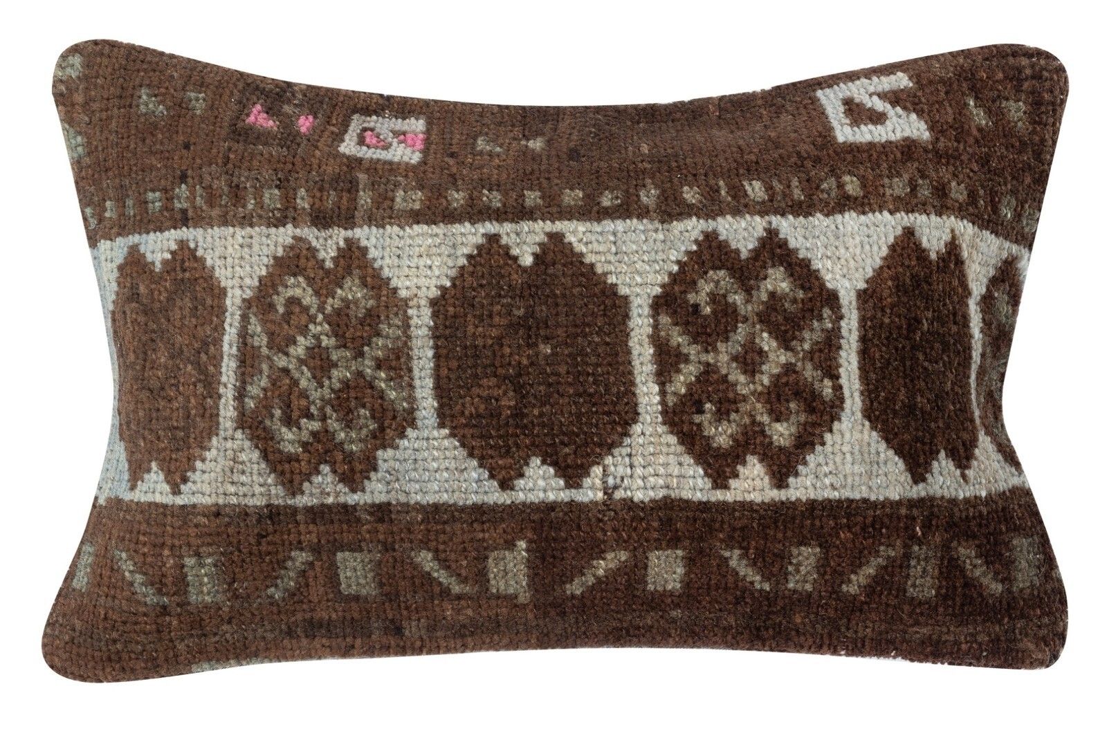 12"X20" Traditional Cushion Cover. Throw Pillow. Home Gift. Lumbar Pillow Cover