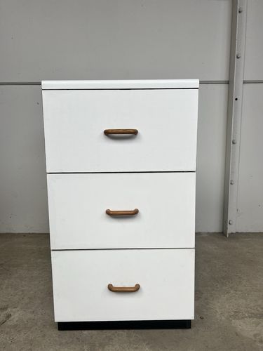 Vtg Late Mid Century Medical Chest Of Drawers Modernist Style Post Modern Retro photo Furniture