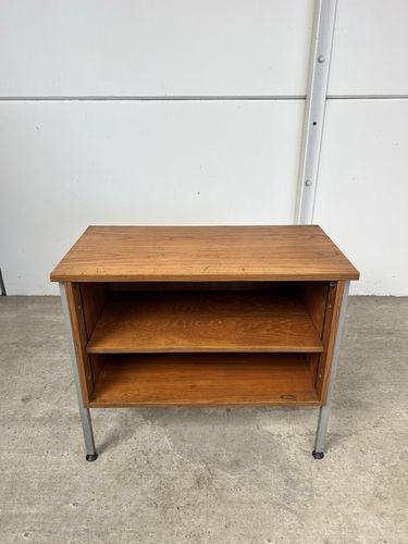 Vtg Late Mid Century Modernist Danish Scandi Media Cabinet Unit Retro photo Furniture